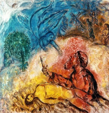 sacrifice priapus Painting - The sacrifice of Isaac contemporary Marc Chagall